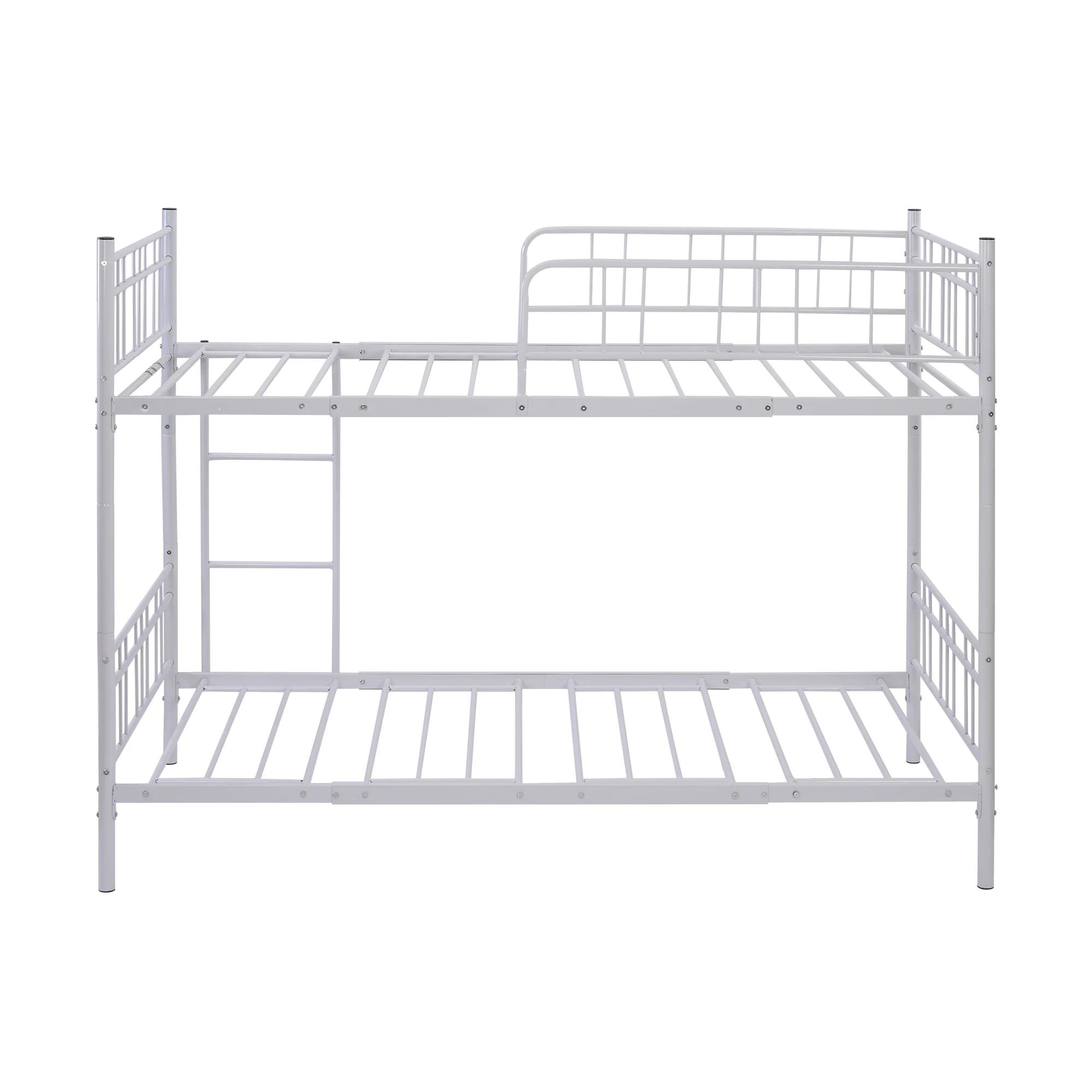 【新品】A129 ホワイト　二段ベッド 子供ベッド 子供部屋二段ベッド 2段ベッド パイプベッド パイプ 金属製