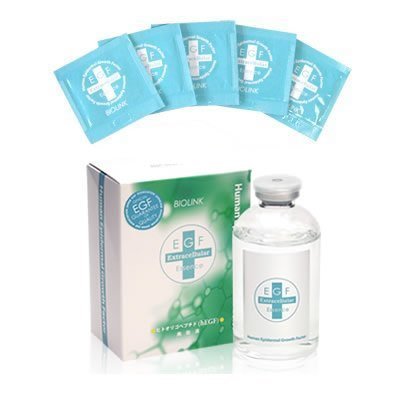 バイオリンク EGF エクストラエッセンス 60ml+分包5枚付きセット (EGF高配合美容液 さっぱりタイプ) 日本EGF協会認定化粧品