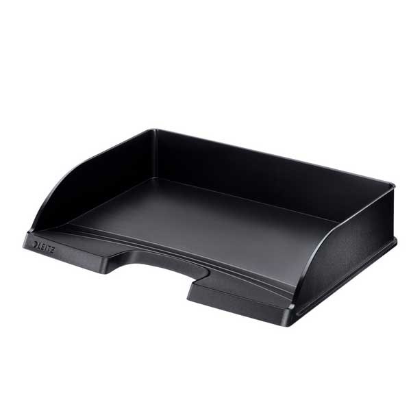 （まとめ買い）LEITZ ライツプラス レタートレー横型 スタンダード A4ヨコ 黒 5218-00-95 [x3]