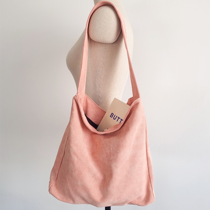 バブロー ビンテージ ウォッシング カラー キャンバス ショルダーバッグ