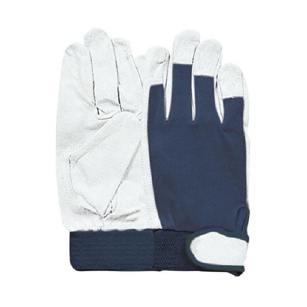 (まとめ) おたふく手袋 豚革甲メリヤスマジック付 紺 L R-29-N-L 1双 (×3セット) 4,500円