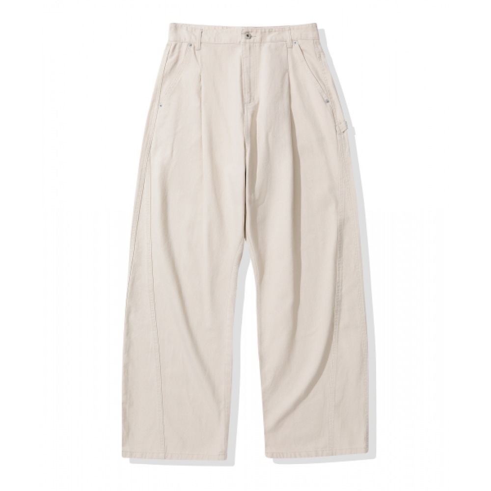 CODEGRAPHY エクストラワイドコットンパンツ_クリーム