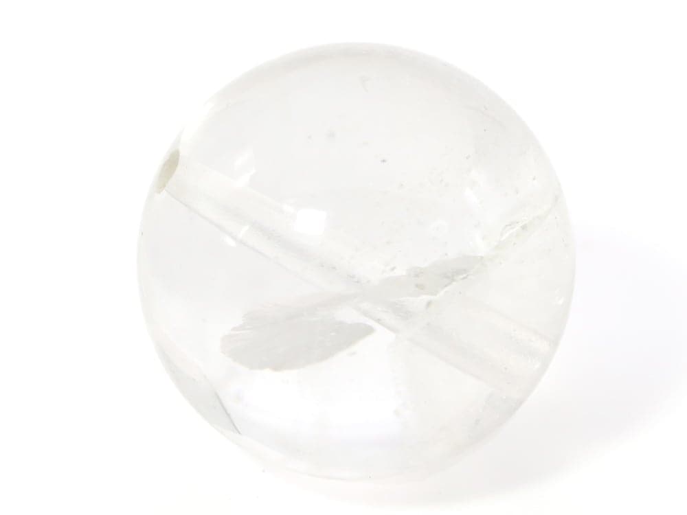 「1点もの 現品」 ファントムクォーツ 17.7mm パワーストーン バラ売り 天然石 パワーストーン ばら売り ビーズ 穴あき 1玉売り アクセサリー パーツ ハンドメイド ア zz000162-m