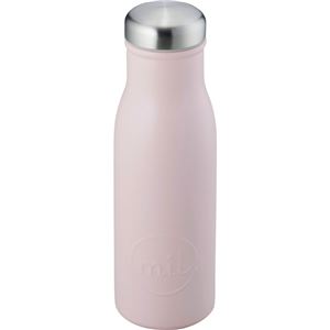 (24個セット) スリム マグボトル/水筒 (ピンク) 480ml スクリュー式フタ付き ステンレス 『和平フレイズ ミル』