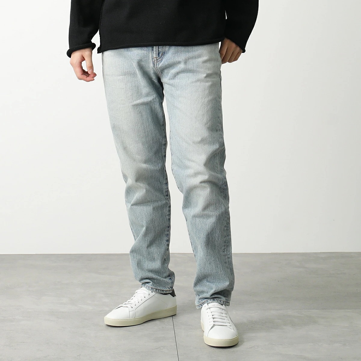 SAINT LAURENT サンローラン ジーンズ 614443 Y25GA メンズ デニムパンツ ジーパン ウォッシュ加工 4044