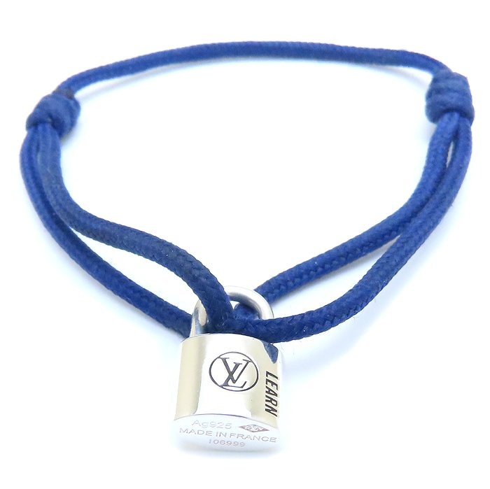 シルバー ロックイット ラーン ブレスレット ブルーｘシルバー QA5080 レディース/294198【中古】