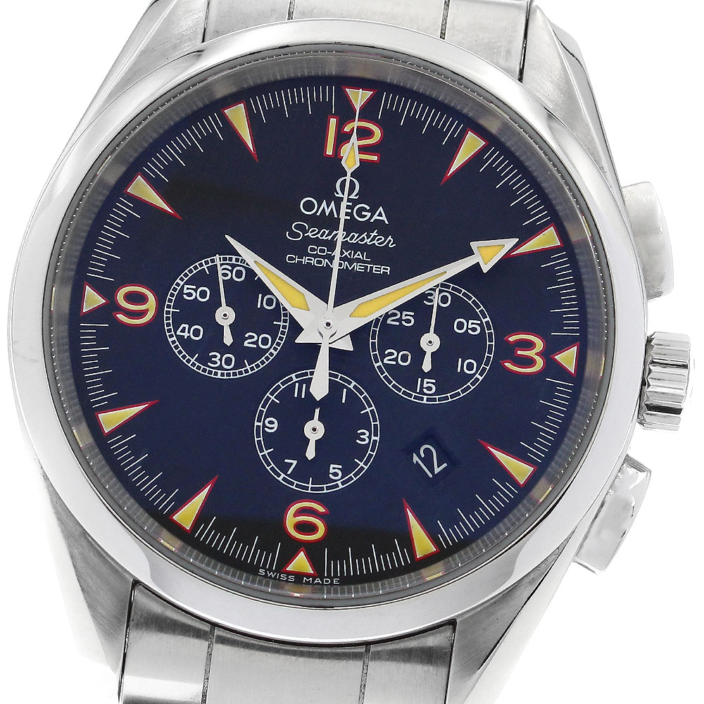 オメガ OMEGA 2512.54 シーマスター アクアテラ クロノグラフ チャイナエクスプロラーズ 世界限定351本 自動巻き メンズ 良品 _877396【中古】