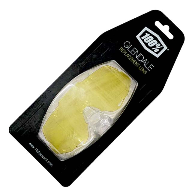 100%(ワンハンドレッド) GLENDALE グレンデ－ル用 リプレイスメントレンズ 本体は別売 69047-00005イエロー