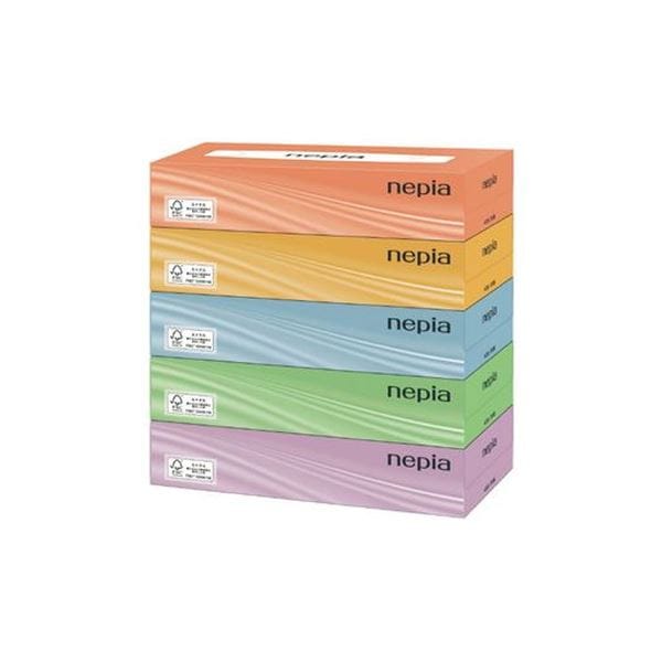 （まとめ）ネピア ネピアティシュ 200組× 5個(×10セット)