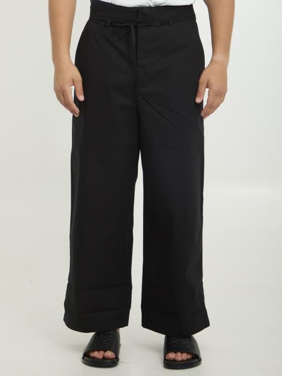 JACQUEMUS Men Straight Pants PAM00574 BLACK