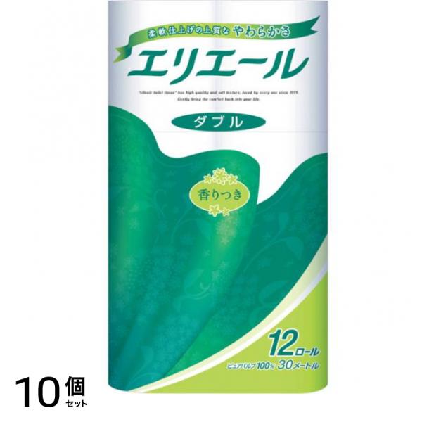 トイレットティシュー ダブル 12R 1個 10個セット