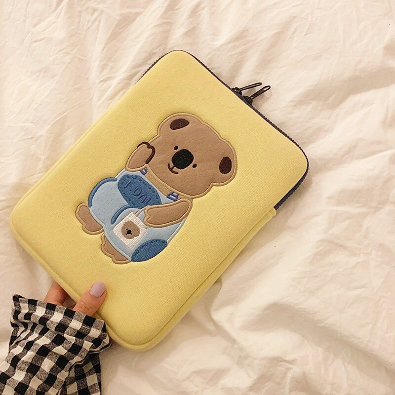 かわいい女の子小さなコアラ11インチIPADフラットライナーバッグ13インチラップトップ収納バッ
