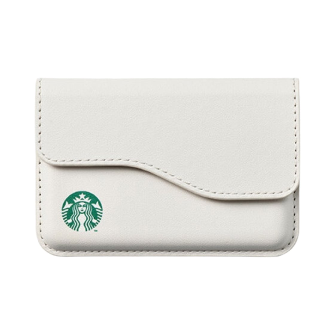 【Starbucks】 Magsafe Magnetic Card Wallet Ivory カードケース 正規品
