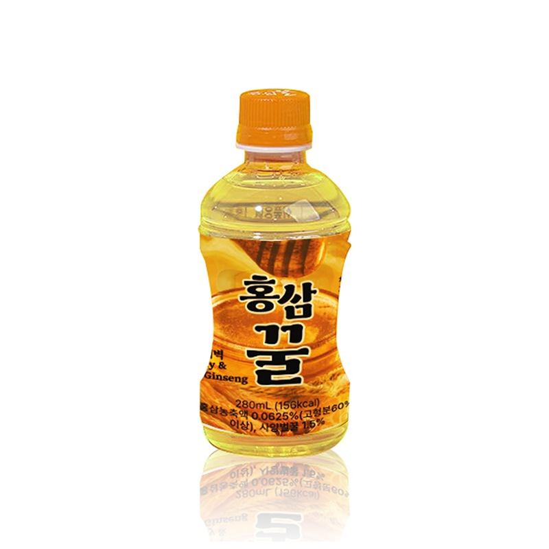 チョンジケビョク 紅参はちみつ 280ml×24本 ヘルシー 二日酔い 養蜂はちみつ 梨濃縮エキス 水分補給 エネルギー補給 健康ドリンク 後味すっきり