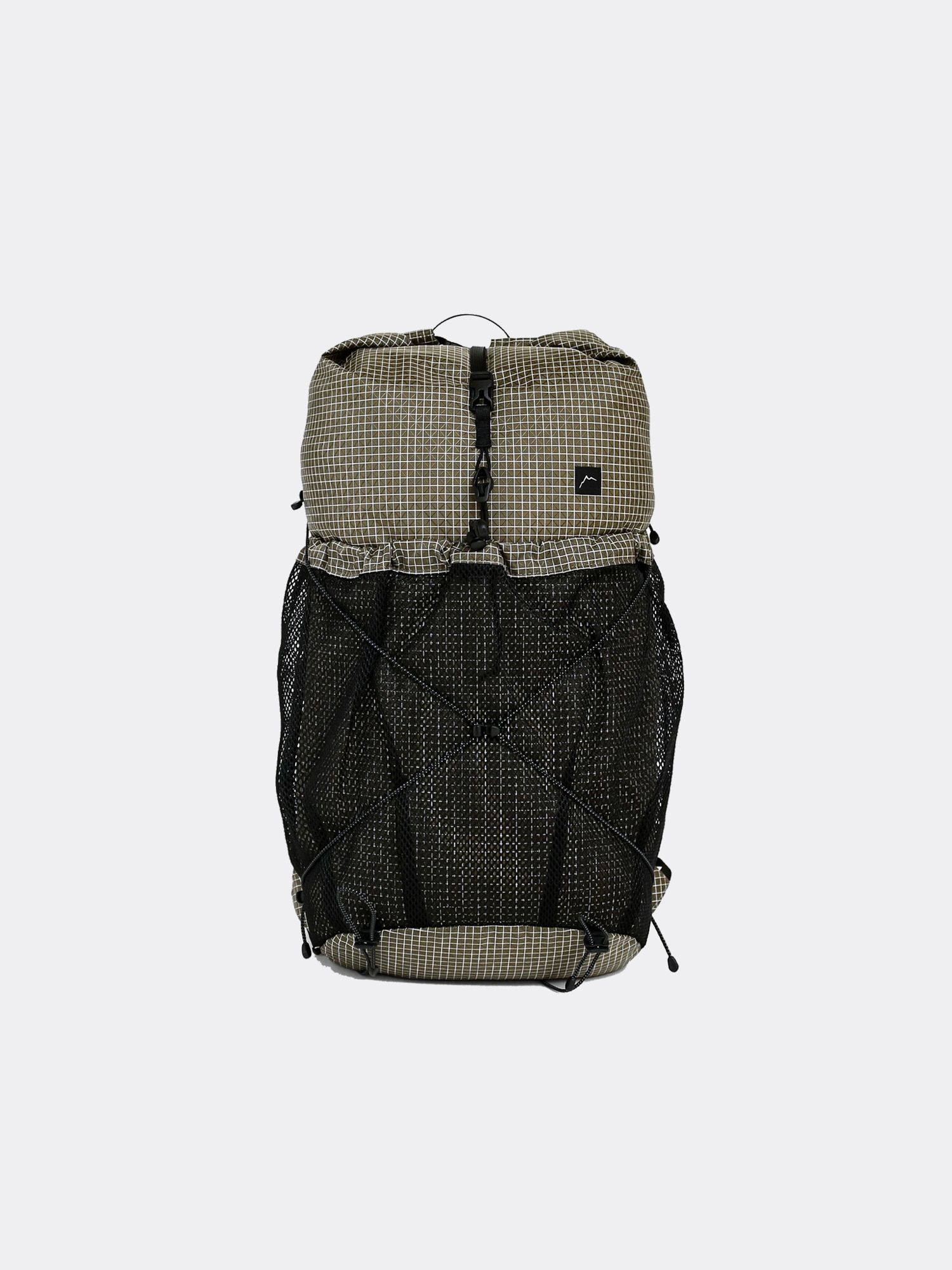 【CAYL】 GAYA ROLL TOP GRID MESH : KHAKI