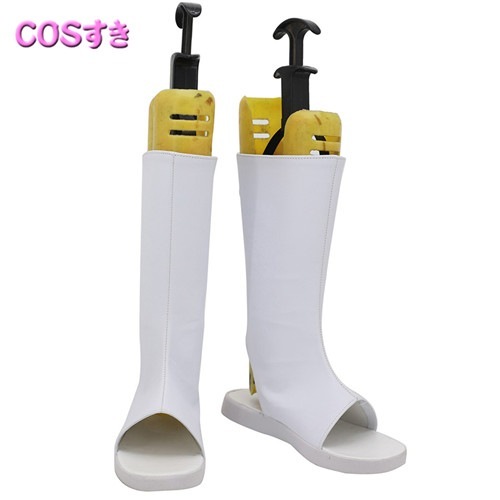【全店任意2枚購入で100円OFF】炎炎ノ消防隊 蒿梅雅 コスプレブーツ 靴 ハロウイン パーティー 仮装