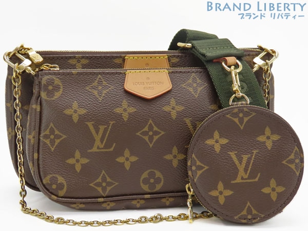 超美品ルイヴィトンモノグラムミュルティポシェットアクセソワールアクセサリーポーチショルダーバッグハンドバッグ