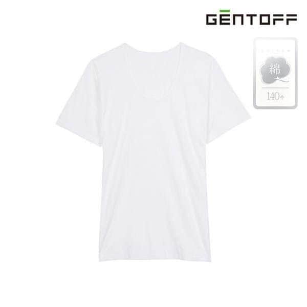 GENTOFF 純綿 140番手 男性 半袖 ランニング RU1914T_DG
