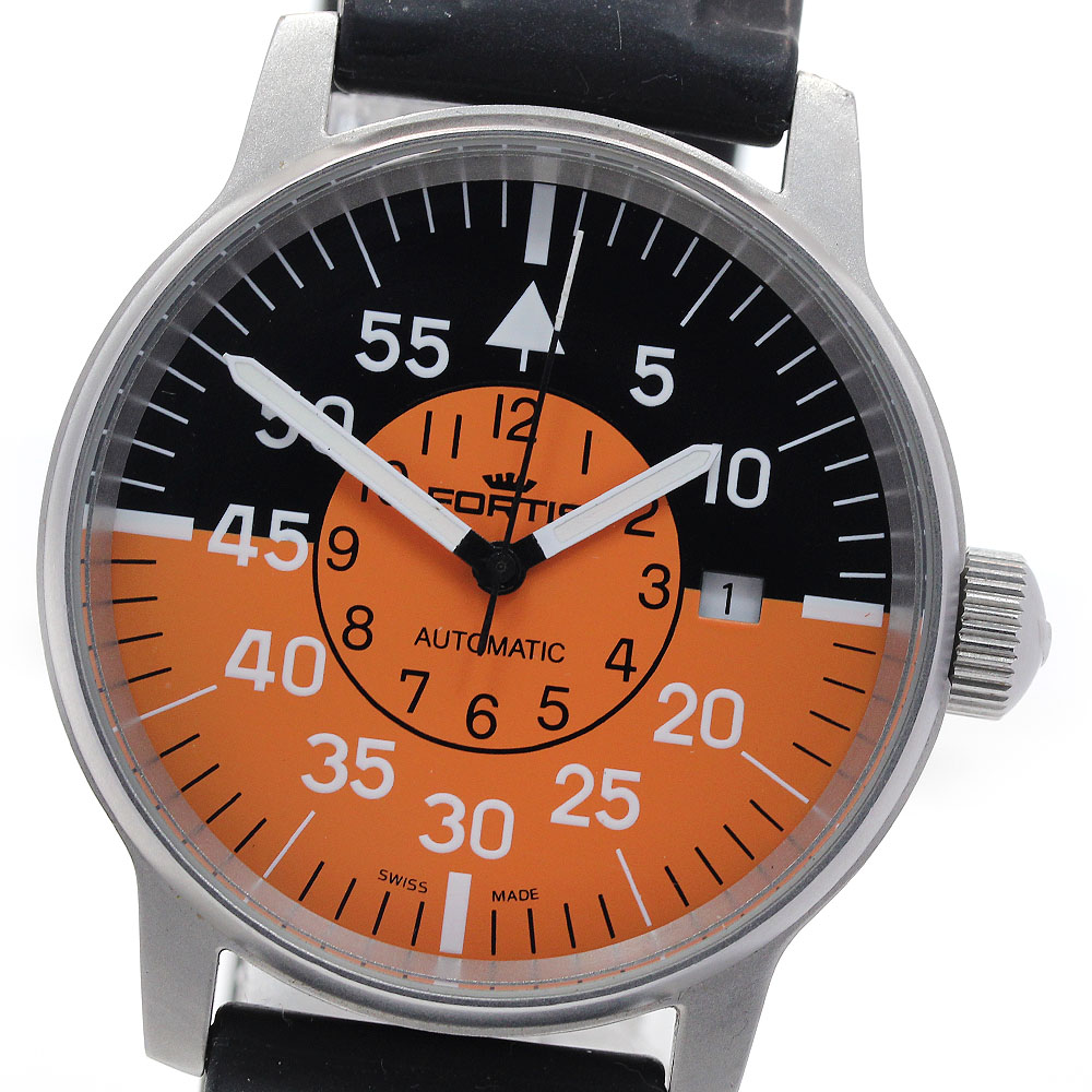 フォルティス FORTIS 595.10.46.1 フリーガー クラシック デイト 自動巻き メンズ _842419【中古】