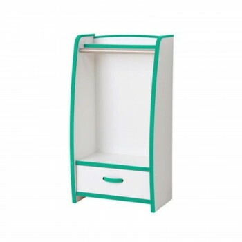 知育家具 EVAキッズシリーズ ハンガーラック 幅48cm HRJ-48H　G/グリーン