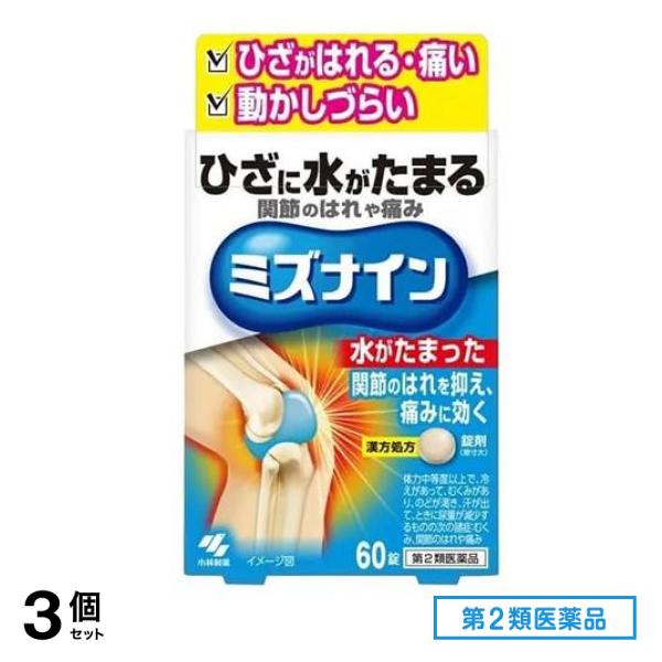第２類医薬品 ミズナイン 越婢加朮附湯 60錠 3個セット