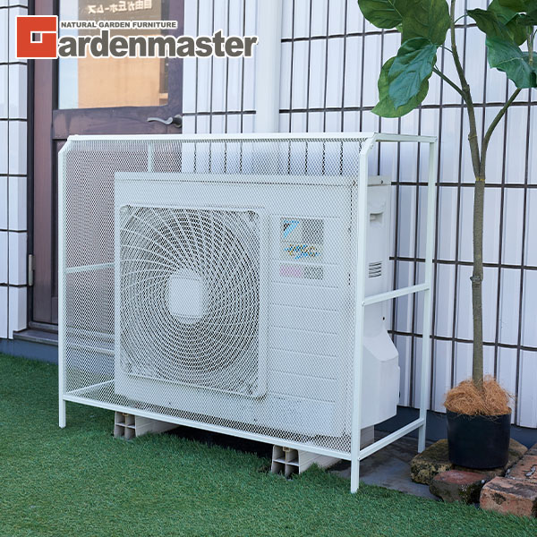 エアコン室外機カバー スチール 大型 エアコンカバー 室外機カバー HKAC-100