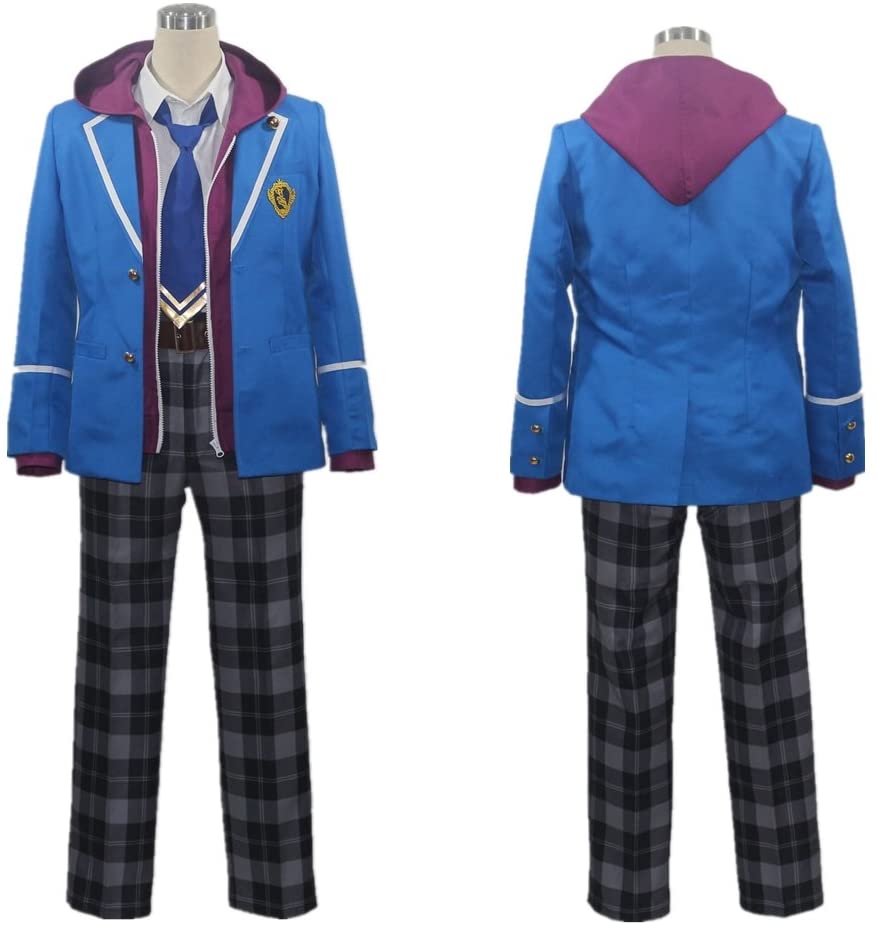 〔コスプレ衣装 コスチューム〕 MENコス ブレザー制服 ベージュ 代引不可