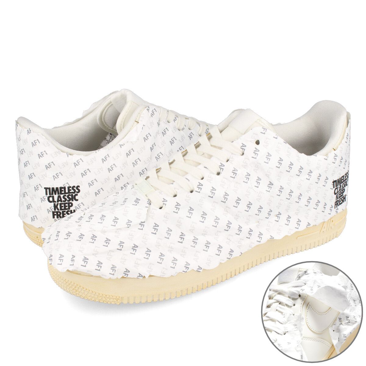 AIR FORCE 1 07 LV8 WHITE/SAIL/PALE IVORY/VAST GREY 【KEEP ‘EM FRESH】