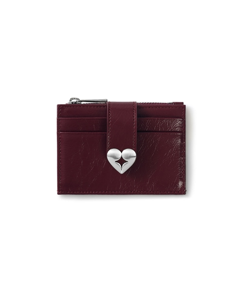 【FENNEC】 HEARTY BRIDGE POCKET MINI - DEEP CHERRY 財布 正規品
