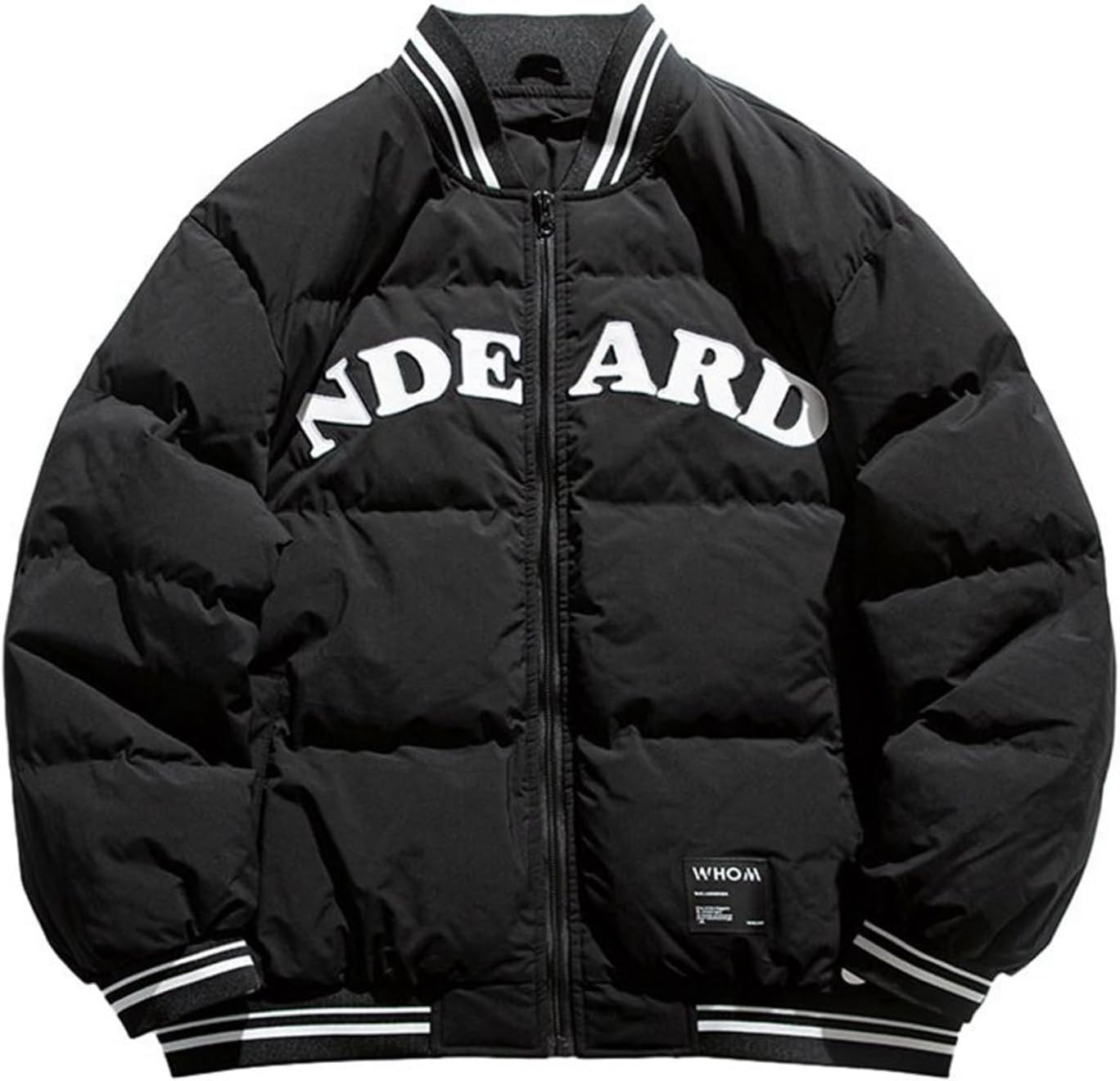 中綿ジャケット メンズ 厚手 ブルゾン 冬 ダウンコットン 立襟 スタジャン 綿服 防寒着 冬服 ジャンパー カジュアル ストリート お洒落 ユニセックス アウトドア 通勤 通学