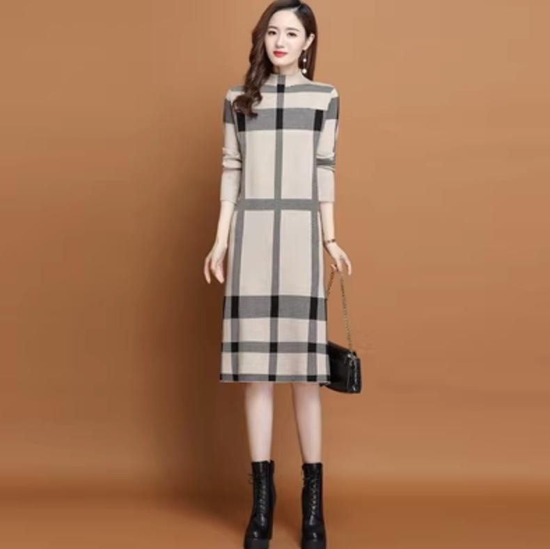 ワンピース デート ニットソー 膝丈 ひざ丈 ミモレ ミモレ丈 袖あり 長袖 かわいい 大人可愛い きれいめ シンプル カジュアル 大人 上品 おしゃれ お洒落 かっこいい 大人女子 こなれ感 個性的