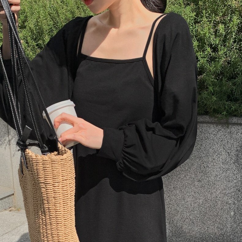 レディース セットアップ 羽織 ロングスカート ロング 長袖 キャミソール フレア Aライン 伸縮性 かわいい 大人可愛い きれいめ シンプル カジュアル 上品 おしゃれ かっこいい こなれ感 ラフ