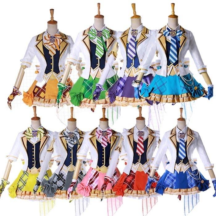 [激安本日限定]コスプレ衣装 LoveLive ラブライブ! ブレザーズハット μ s 全員 ウィッグ 靴