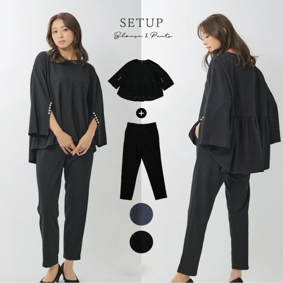 【人気品！】【急速出荷】品韓おしゃれセット上下セットスーツトップス+ズボンレディーススーツセットママスーツパンツスーツスーツジャケットメガ割