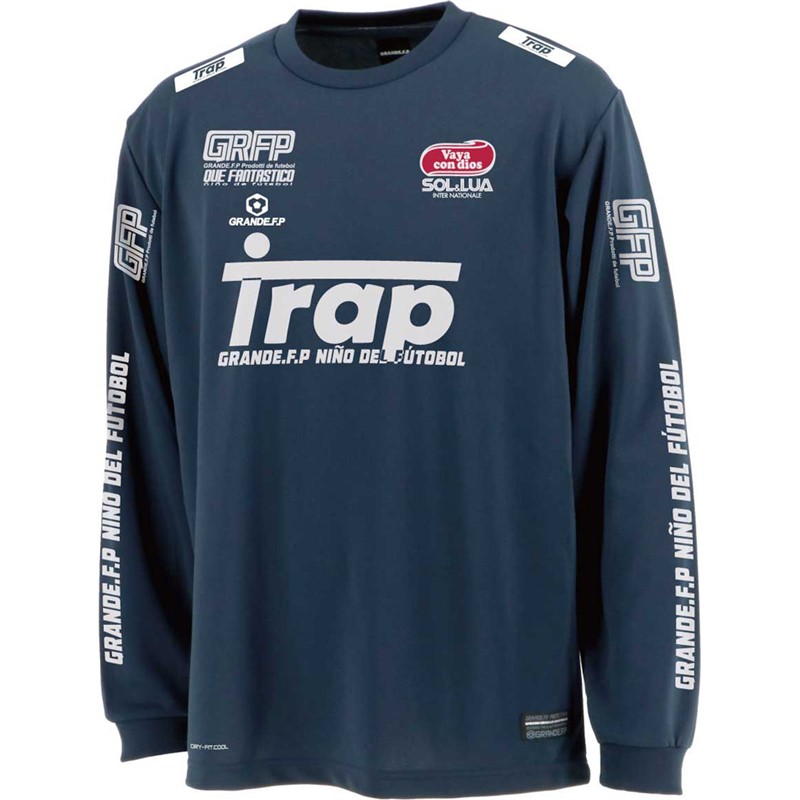 grande(グランデ) TRAP昇華転写プラ.長袖 フットサルプラクティクスシャツ (gfph23102-8701)