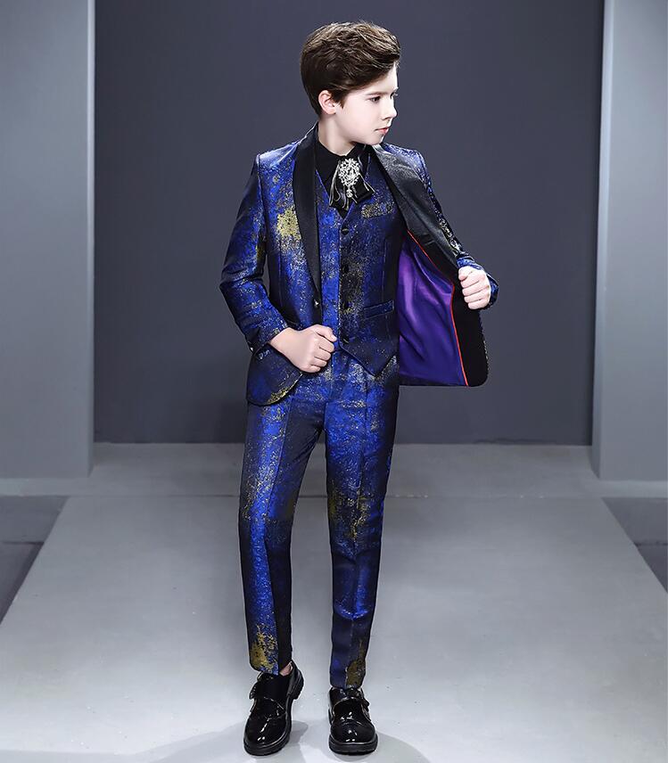 特売セール舞台スーツセット 子供スーツセット 男の子紳士服 キッズ礼服 子供服 子供 子どもタキシード スーツジャケット テーラードジャケット フォーマルセット 3点4点5点 舞台衣装 学園祭舞台スー