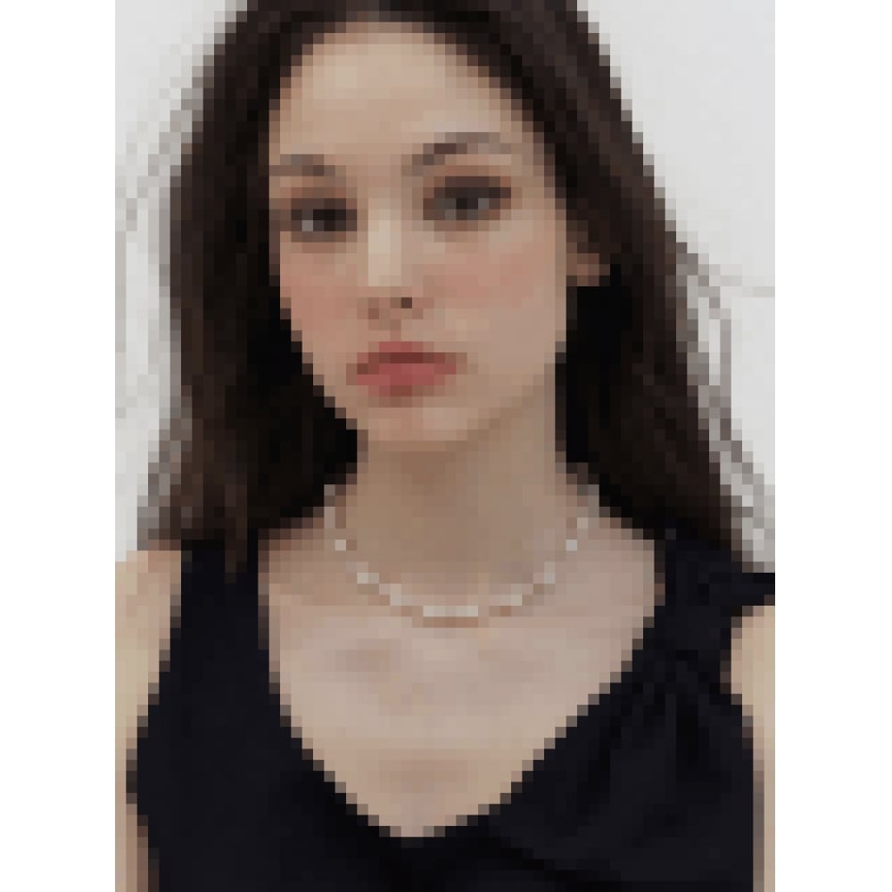 KINDABABY スワ＆コットンミックスボールネックレス