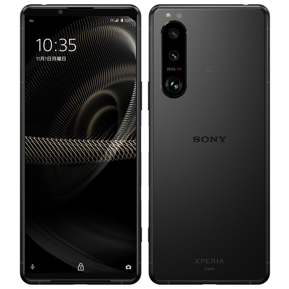 Xperia 5 5G SOG05 可変式望遠レンズ 3眼カメラ21：9HDR 有機ELディスプレイ FMラジオ 特典付 au版 SIMフリー ax53bk-a87z3
