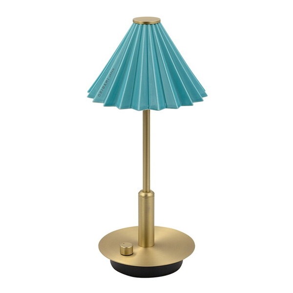 gram8 TC-2501-BS/TQ ORIGAMI LAMP ポータブル ブラス/ターコイズ メーカー直送