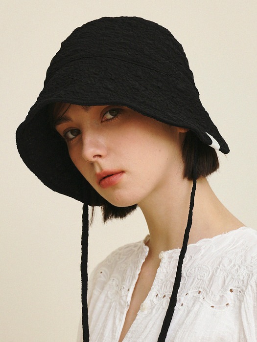 韓国人気カジュアルキャップGlory strap bonnet hat_3color