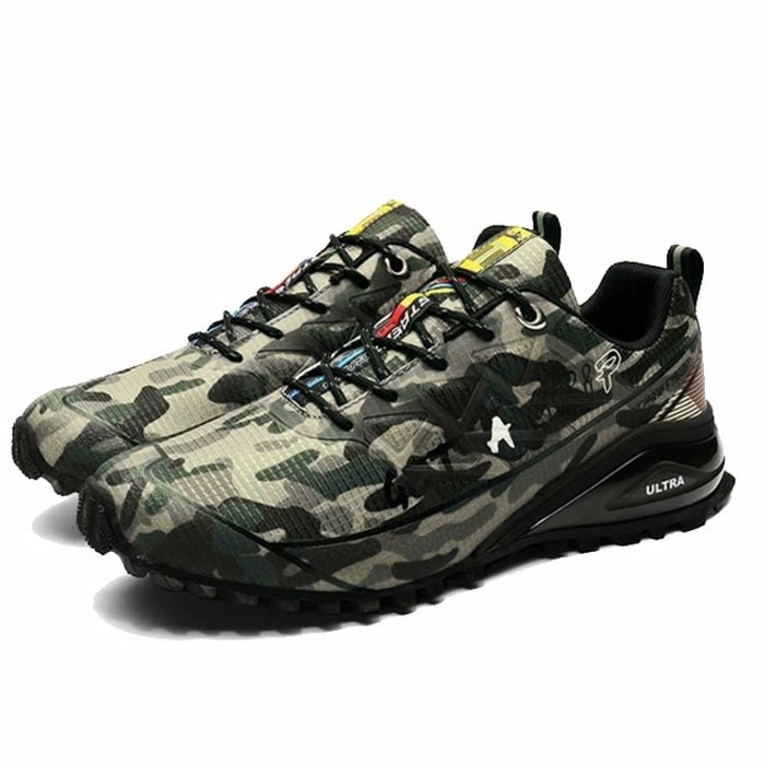 トレッキングシューズ メンズ ハイキングシューズ ローカット メッシュ素材 登山靴 アウトドア スポーツ キャンプ 軽量 通気性 防滑 防水 ヒールアップ 4cm身長UP 6,766円