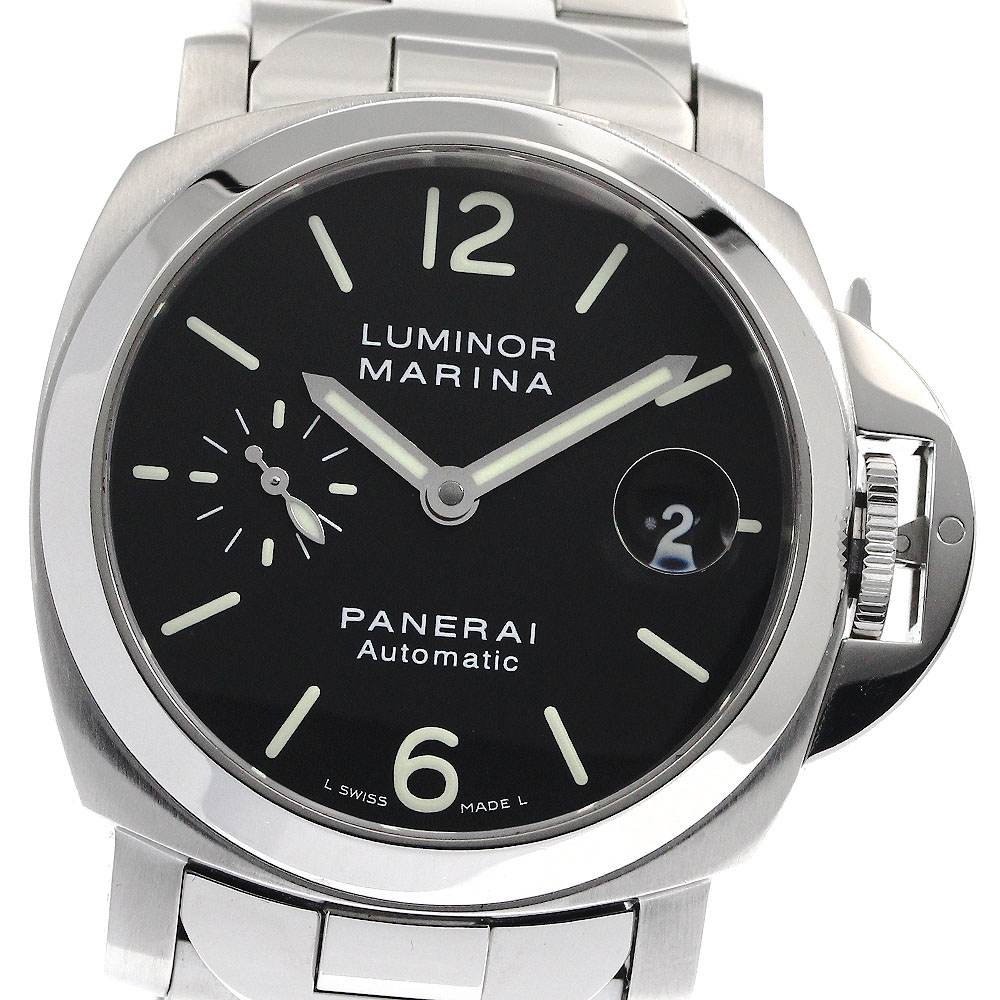 パネライ PANERAI PAM00050 ルミノールマリーナ スモールセコンド 自動巻き メンズ 良品 保証書付き_889276【中古】