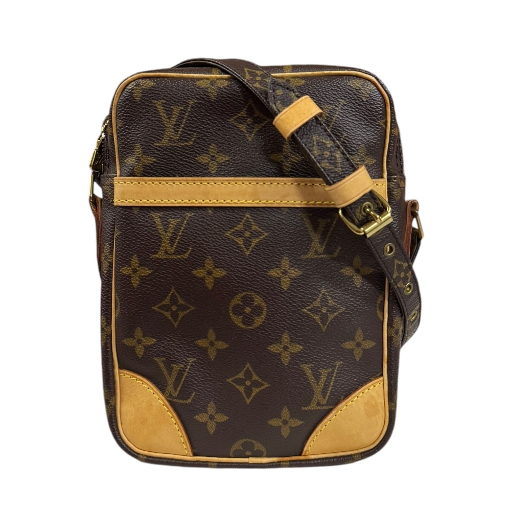 ルイヴィトン ダヌーブ モノグラム ショルダーバッグ モノグラムキャンバス M45266 ブラウン LOUIS VUITTON 中古