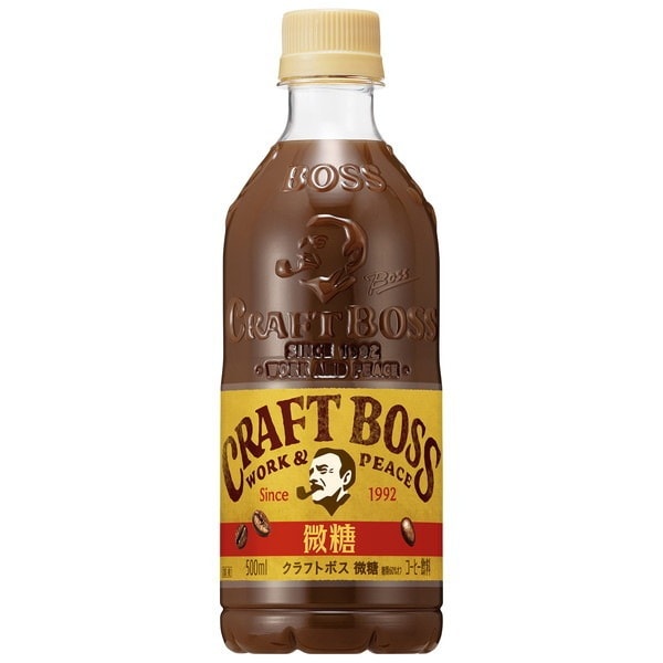 クラフトボス 微糖 ペット 500ml x24 メーカー直送