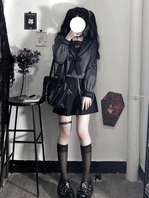 JK制服不良ルネクタイ日系制服日系学院風秋のショートスカートスーツ女