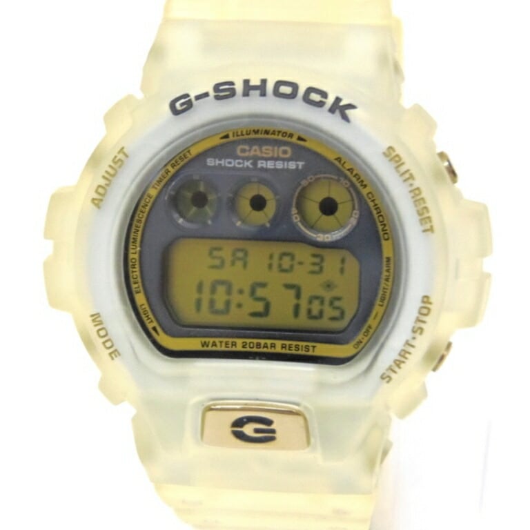 ｶｼｵ 腕時計 G-SHOCK ｸﾘｱﾍﾞﾙﾄ DW-6925E-7JF ｸﾞﾚｰ文字盤 【中古】(53941)