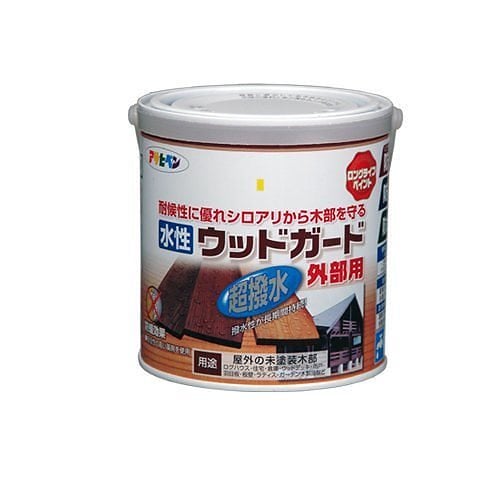 （まとめ買い）水性ウッドガード外部用 チーク 0.7L [x3缶セット]