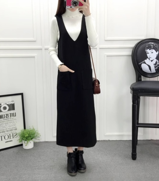 レディース ワンピース オールインワン ロング マキシ 袖なし Vネック スリム ストレート かわいい 大人可愛い きれいめ シンプル 上品 おしゃれ こなれ感 メンズライク マニッシュ ボーイッシュ