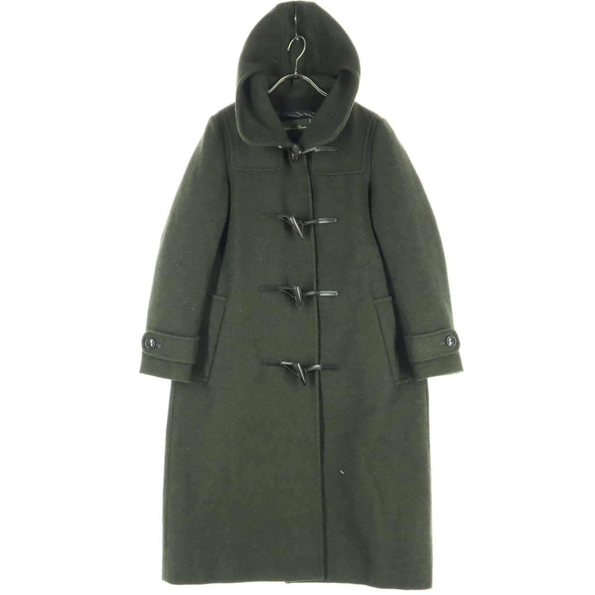 nano&co ナノアンドコー 西川ダウン 長袖 インナーダウン付き ダッフルコート 36 グリーン系 ナノユニバース レディース 古着