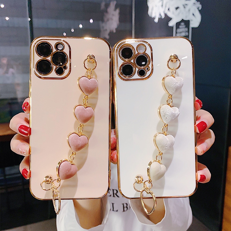 Iphoneケース韓国 チェーン付きかわいい7色 シリコン手帳 クリア 安い 激安 プチプラ 高品質 リング付きiphone全機種